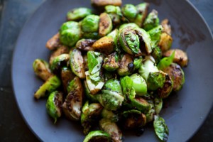 Brussels Sprouts with Black Bean Garlic Sauce