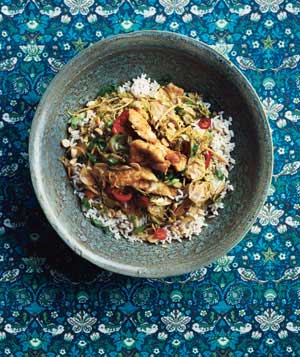 Spicy Asian Chicken With Brussels Sprouts