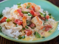 Coconut Curry Shrimp with Coconut Rice
