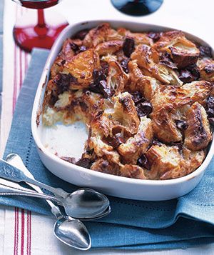 Photo of Croissant and Chocolate Bread Pudding