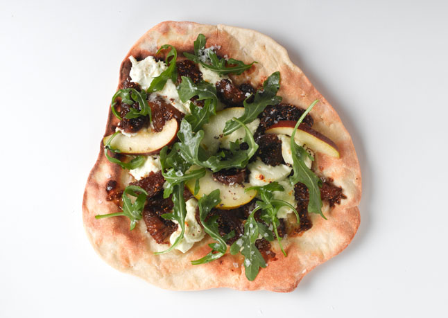Fig and Goat Cheese Pizza with Arugula