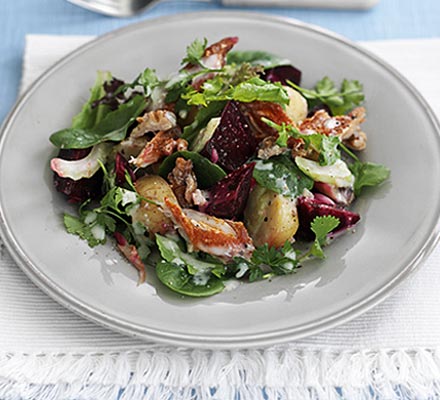 Warm Mackerel & Beetroot Salad