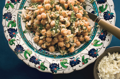 Chickpea Salad With Lemon, Parmesan, And Fresh Herbs