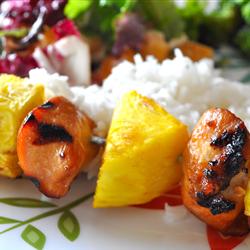 Hawaiian Chicken Kabobs