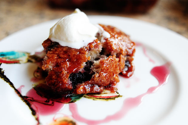 Cherry Cake Pudding