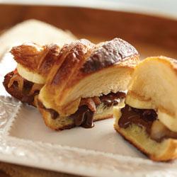 Banana Hazelnut Breakfast Panini