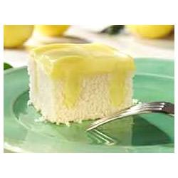 Lemon Pudding Poke Cake