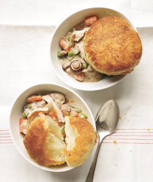 Slow-Cooker Creamy Chicken And Mushroom Potpie