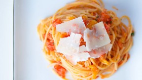 Crab Pasta And Tomato Sauce