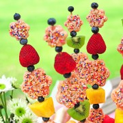 Fruity Rice Krispies Kebabs